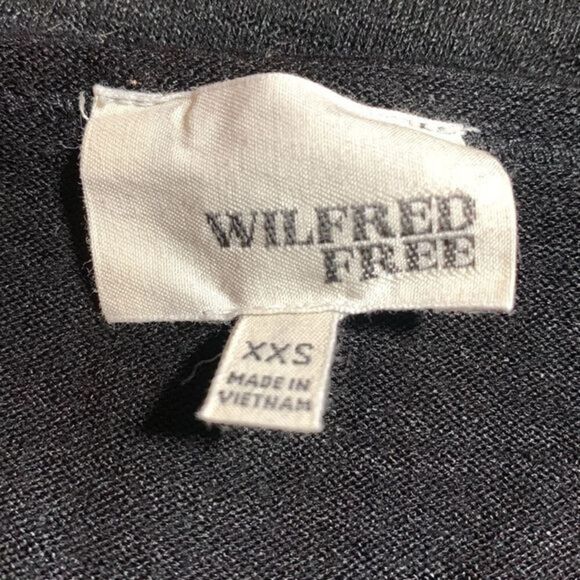 Wilfred Free Black Mini Size Ruffle Slit Skirt - Picture 5 of 5